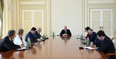 Ilham Aliyev received TURKPA delegation