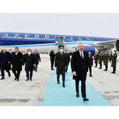 Ильхам Алиев прибыл с визитом  в Турцию