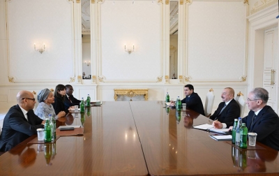 Ilham Aliyev received UN Deputy Secretary-General