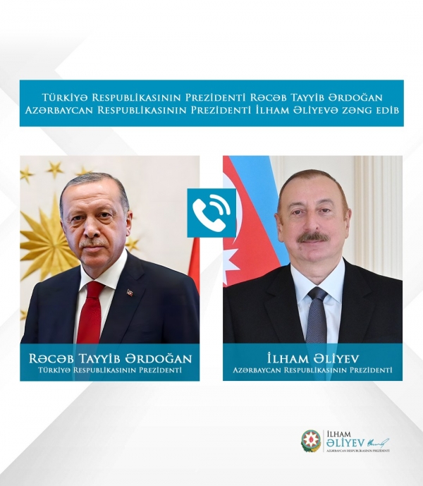 Recep Tayyip Erdoğan made a phone call to Ilham Aliyev