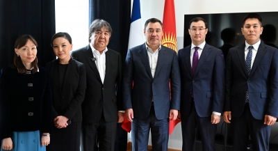 Президент Кырзызстана посетил новое здание Посольства Кыргызстана во Франции