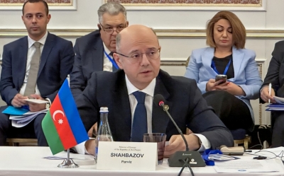 Parviz Shahbazov speaks at 4th meeting of Turkic states&#039; energy ministers