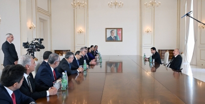 Ilham Aliyev received delegation from Grand National Assembly of Türkiye