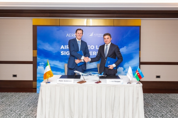 AZAL Signs Agreement to Lease Six New Airbus A320neo and A321neo from AerCap