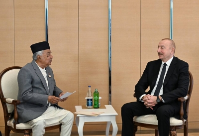 Ilham Aliyev met with President of Nepal