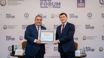 Vusal Shikhaliyev meets with Caspian Energy Club members