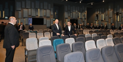 Presidents of Azerbaijan and Kyrgyzstan visit Aghdam Conference Center