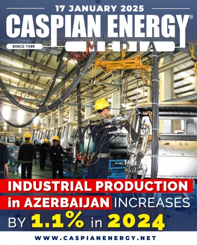 Industrial production in Azerbaijan increases by 1.1% in 2024