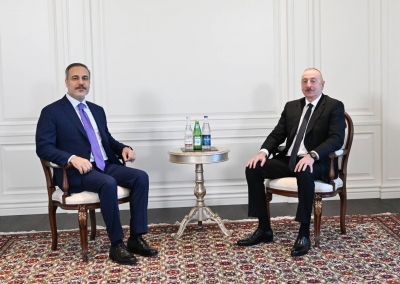 Ilham Aliyev received Turkish Foreign Minister Hakan Fidan