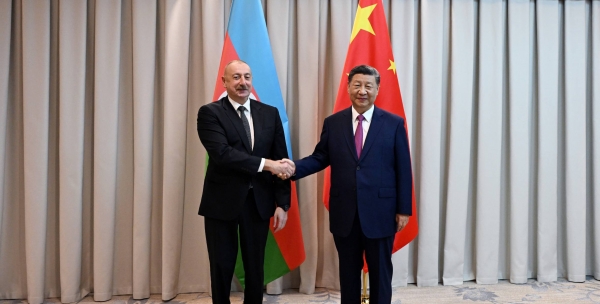 В Астане началась встреча Ильхама Алиева с председателем Китайской Народной Республики Си Цзиньпином