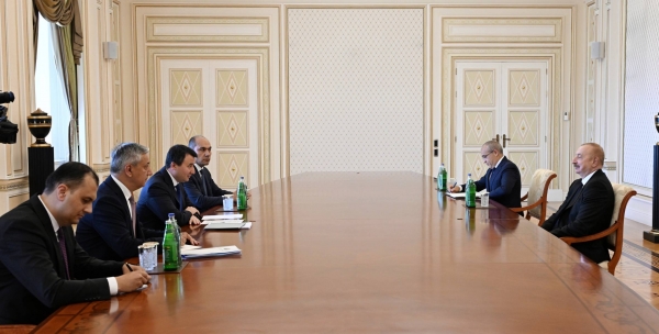 Ilham Aliyev received Deputy Prime Minister of Uzbekistan