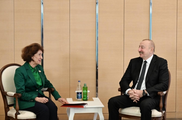 Ilham Aliyev met with President of North Macedonia