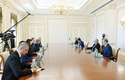 Ilham Aliyev received Under-Secretary-General of the United Nations and Executive Director of UN Environment Programme