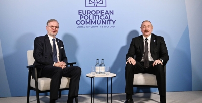 Ilham Aliyev met with Prime Minister of the Czech Republic Petr Fiala in Oxford