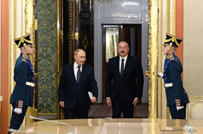 Ilham Aliyev held meeting with Russian President Vladimir Putin in Moscow