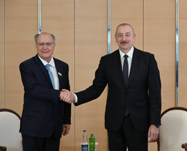 Ilham Aliyev met with Vice President of Brazil