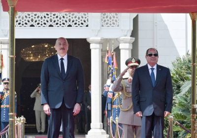 Official welcome ceremony was held for President Ilham Aliyev in Egypt