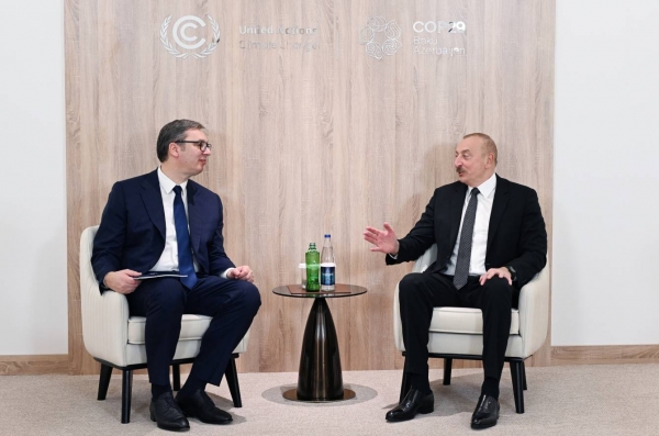 Ilham Aliyev met with Serbian President