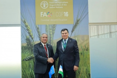 Issues of strengthening partnership and implementation of joint initiatives were discussed between FAO and Uzbekistan