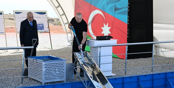 President Ilham Aliyev laid foundation stone for non-alcoholic beverage production complex in Jabrayil