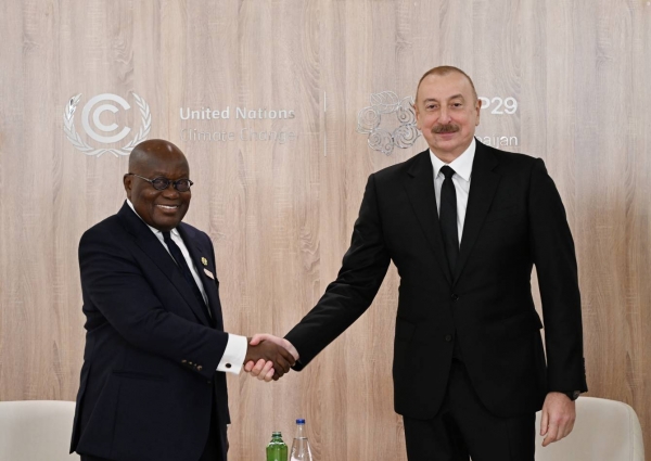 Ilham Aliyev met with President of Ghana