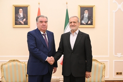 Iran, Tajikistan presidents hold meeting