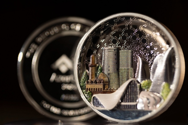 Unique silver coin dedicated to Baku by AzerGold CJSC