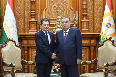 Meeting between President of the Republic of Tajikistan and UN Under-Secretary-General for General Assembly and Conference Management held