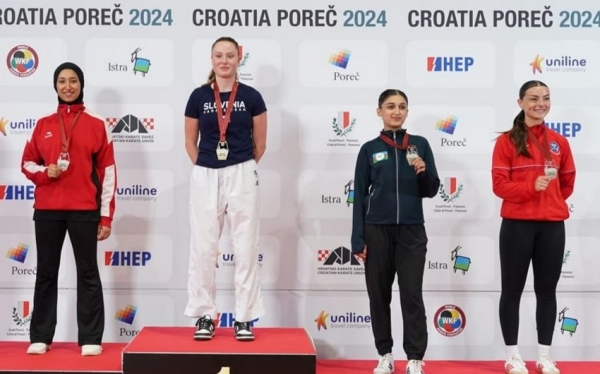 Азербайджанская каратистка завоевала медаль в Хорватии