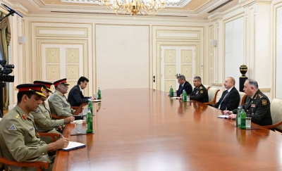 Ilham Aliyev received Chairman Joint Chiefs of Staff Committee of Pakistan