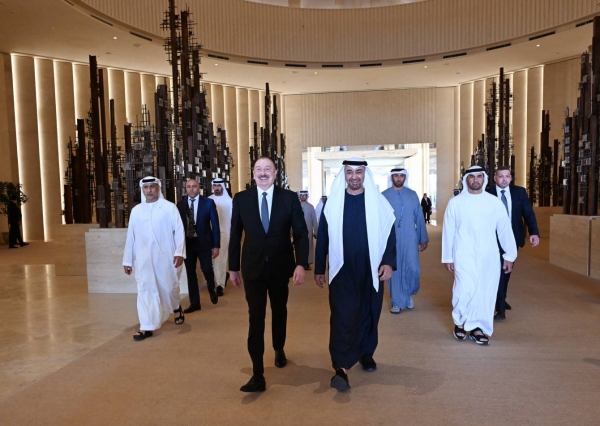 Ilham Aliyev arrived in United Arab Emirates for working visit