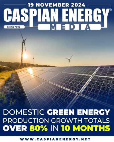 Domestic green energy production growth totals over 80% in 10 months