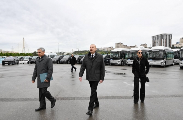 Ilham Aliyev reviewed facilities created for COP29 at the Baku Olympic Stadium area