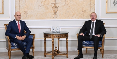 Ilham Aliyev Meets with CEO of Italy’s Eni S.p.A