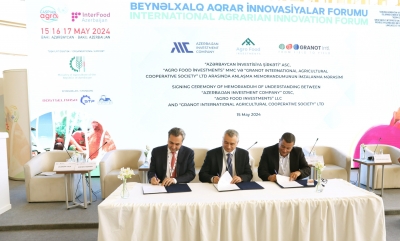 Azərbaycan və İsrail şirkətləri arasında Anlaşma Memorandumu imzalanıb
