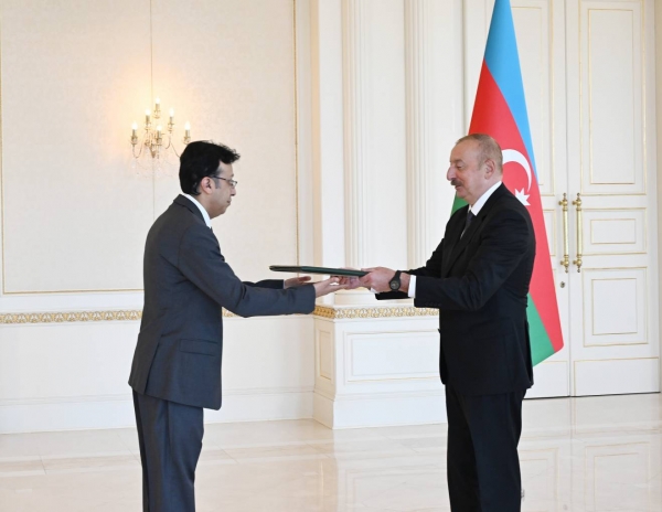 Ilham Aliyev received credentials of incoming ambassador of Pakistan to Azerbaijan