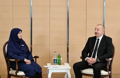 Ilham Aliyev met with Vice President of Iran