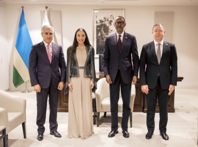 Leyla Aliyeva meets with President of Rwanda