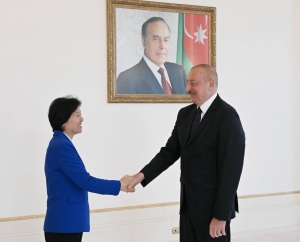 Ильхам Алиев принял заместителя председателя Всекитайского комитета Народного политического консультативного совета Китая