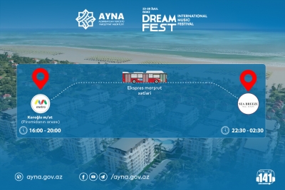 Dream Fest 2024” ziyarətçilərinin nəzərinə: “AYNA tərəfindən xüsusi avtobuslar ayrılıb