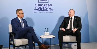 Ilham Aliyev met with President of Finland Alexander Stubb in Oxford