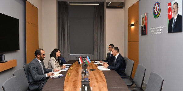 Minister Rashad Nabiyev met with Egypt’s Minister of International Cooperation