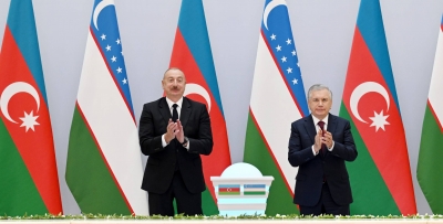 Presidents of Azerbaijan and Uzbekistan held meeting in Tashkent with representatives from business communities