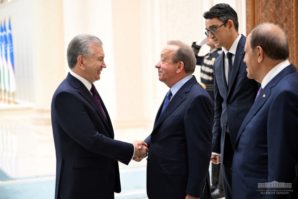 The President of Uzbekistan meets with heads of Turkish companies