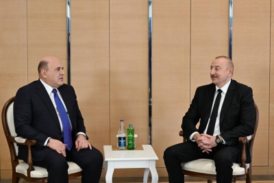 Ilham Aliyev met with Chairman of Government of Russia