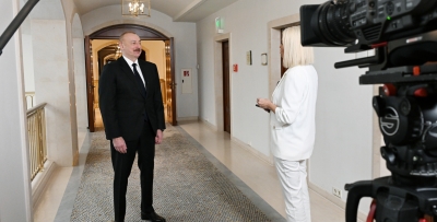 Ильхам Алиев дал интервью телеканалу “Euronews”