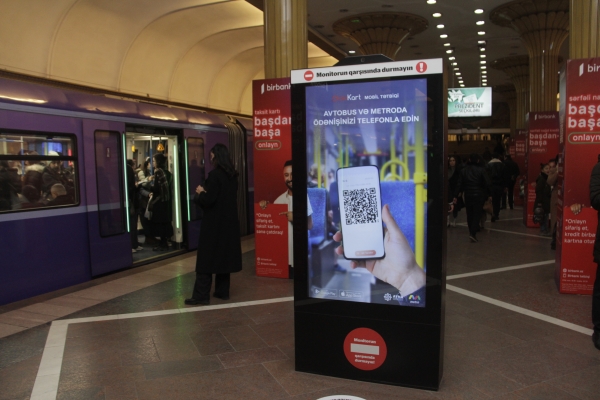 Bakı metrosunda QR bilet istifadəçilərinin sayı kəskin artıb