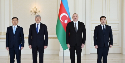 Ilham Aliyev received credentials of incoming Kyrgyz ambassador