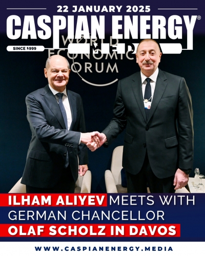 Ilham Aliyev met with German Chancellor Olaf Scholz in Davos