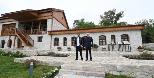 Ilham Aliyev attended reopening of Uzeyir Hajibeyli&#039;s house-museum in Shusha